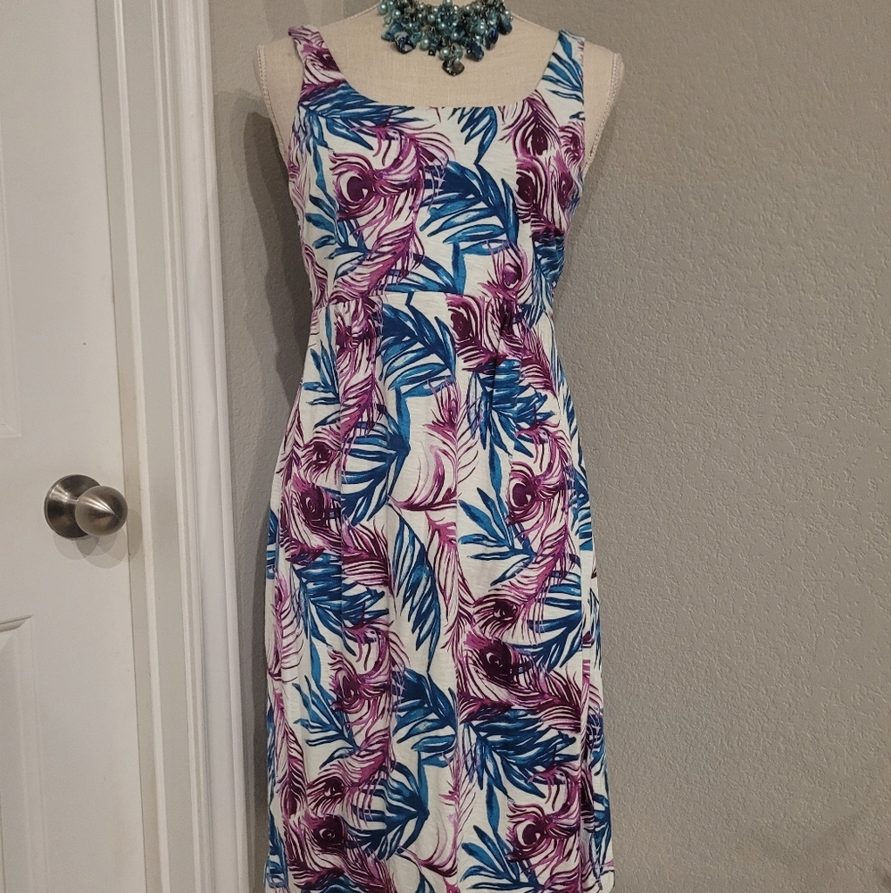 Tommy Bahama "Fronds of a Feather" tank dress